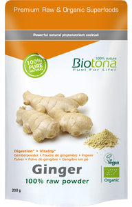 Biotona Jengibre Raw polvo bio 200 grs