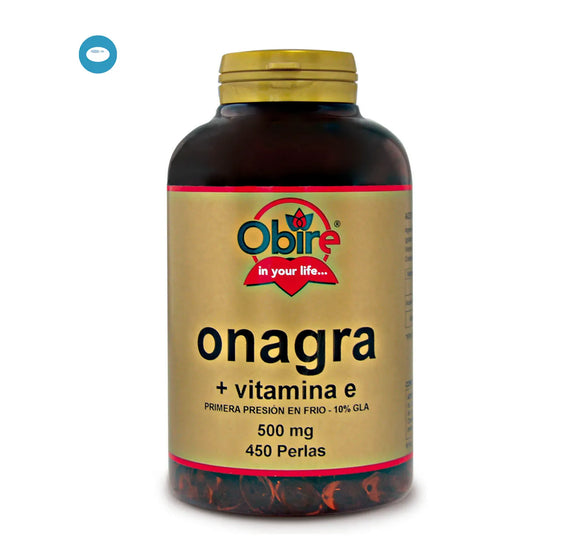 Obire Aceite de Onagra 500 mg 10.% GLA 450 perlas