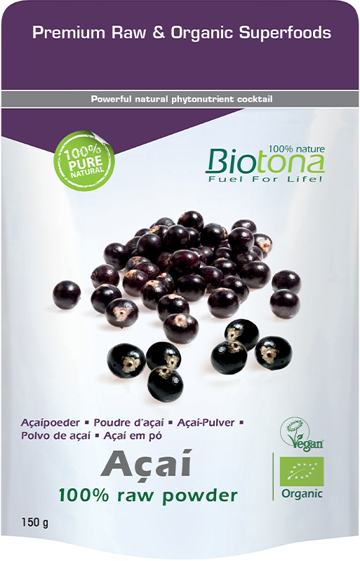 Biotona Açai Raw Powder Polvo 150 grs bio