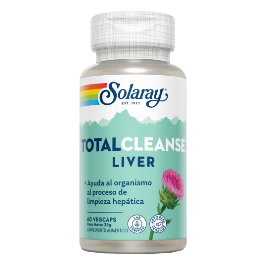 Solaray Total Cleanse Liver™- 60 VegCaps. Apto para vegetarianos