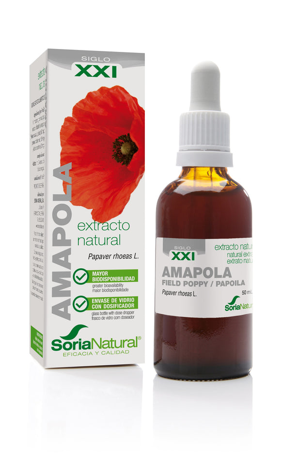 Soria Natural Amapola Extracto XXI 50 ml