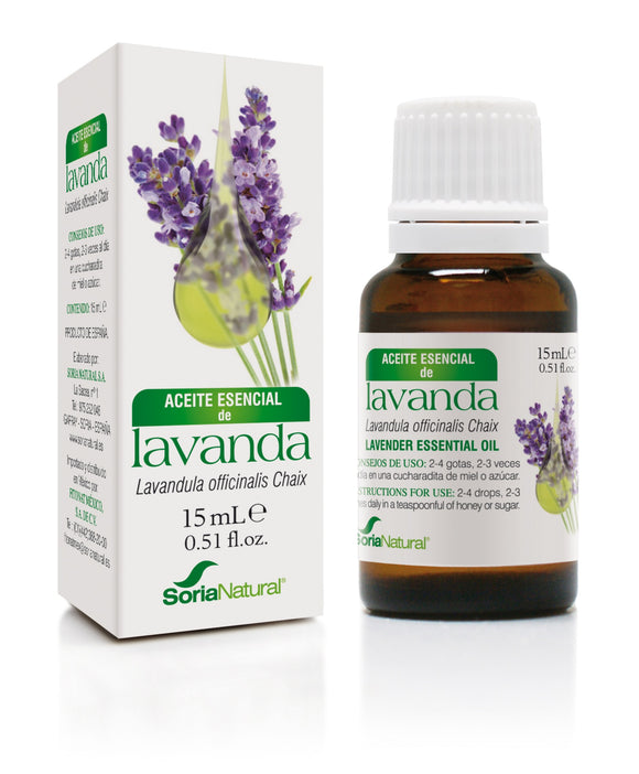 Soria Natural Aceite Esencial Lavanda con Gotero de 15 ml