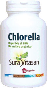 SuraVitasan Chlorella 300 cápsulas