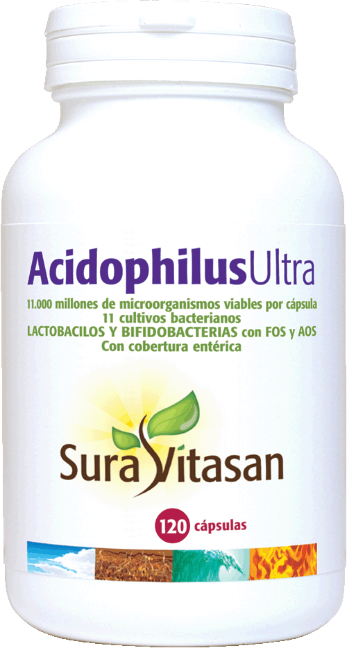 Suravitasan Acidophilus Ultra 120 cápsulas