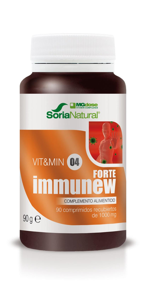Soria Natural Vit & Min 04 Forte Immunew 90 comprimidos con Hongos medicinales