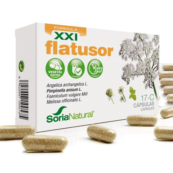 Soria Natural 17-C Flatusor cápsulas  30 cápsulas de 690 mg