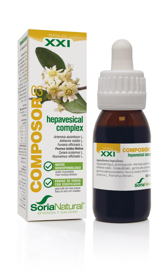 Soria Natural Composor 3 Hepavesical 50 ml S.XXI Complex