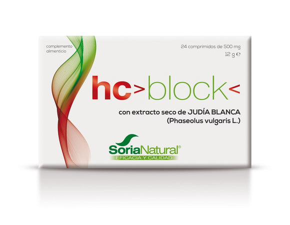 Soria Natural HC BLOCK Caja con 24 comprimidos de 500 mg