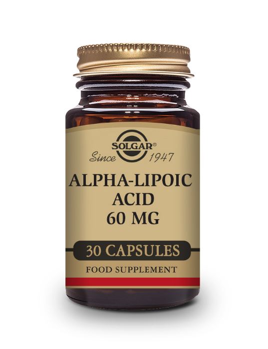 Solgar Ácido Alfa Lipoico 60 mg 30 cápsulas vegetales