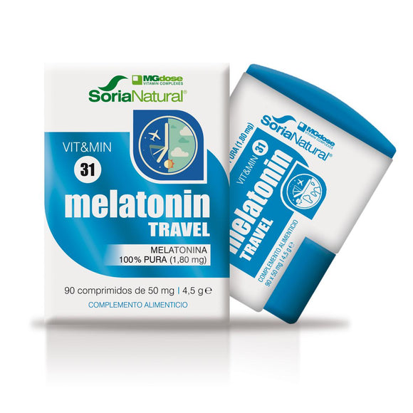 Soria Natural Melatonina Viaje 90 comprimidos de 50 ml