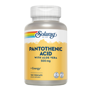 Solaray Pantothenic Acid 500 mg 100 capsules veganas