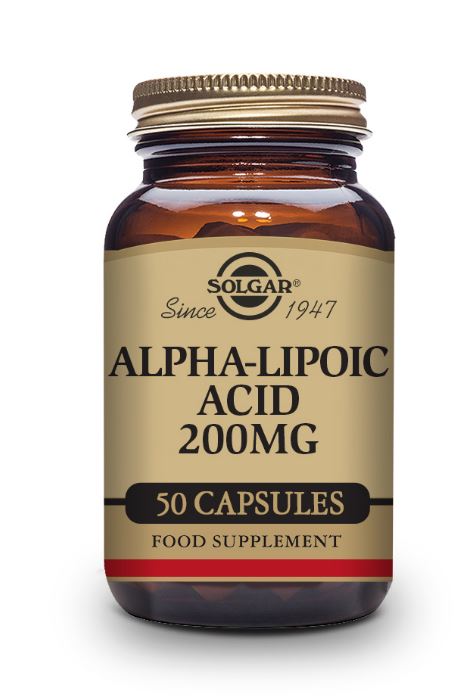 Solgar Acido Alfa Lipoico 200 mg 50 capsulas veganas