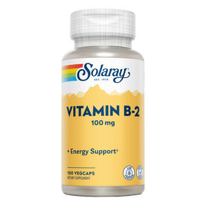 Solaray Vitamina B2 100 mg 100 capsulas veganas