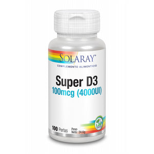 Solaray Vitamina D3 400 UI 120 perlas